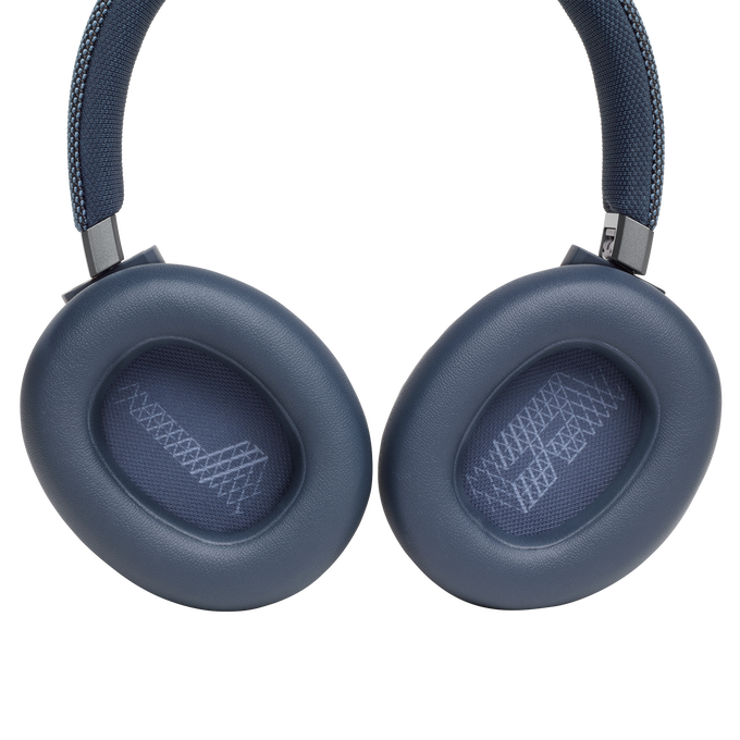 JBL Live 650BTNC - Blue - Wireless Over-Ear Noise-Cancelling Headphones - Detailshot 3 image number null